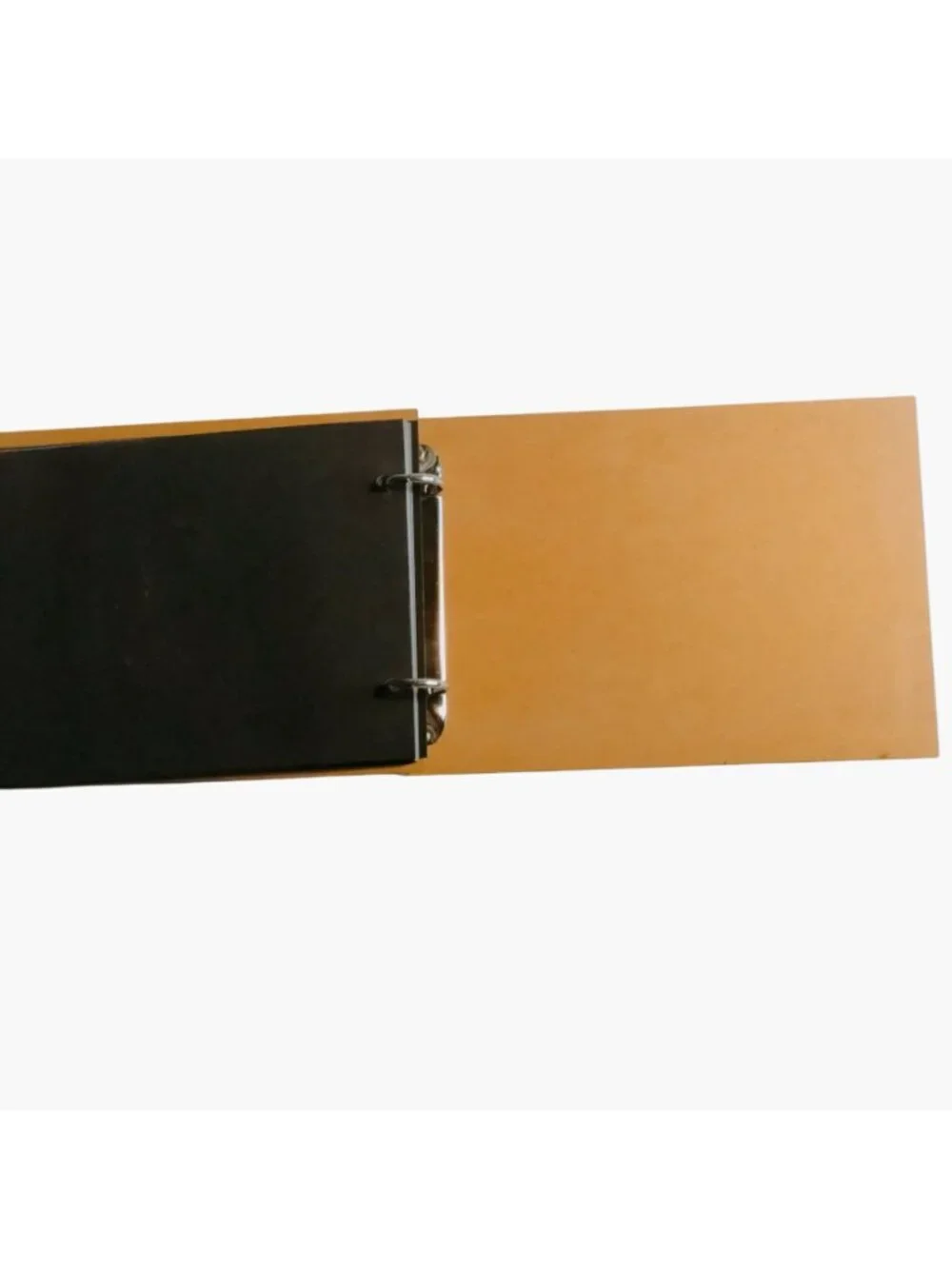 Wedding Book Album Laser Cutout Cover Design Woodcut Binder Black Pages